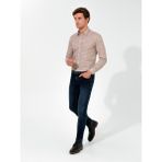 Cacharel Erkek Haki Slim Fit Uzun Kollu Gömlek 50255589-VR027