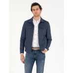 Cacharel Erkek İndigo Suni Deri Ceket 50266172-VR028 - Dropsuz - 46