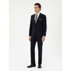 Cacharel Erkek Koyu Lacivert Slim Fit Klasik Takım Elbise 50310167-VR100 - 46 - 6 Drop