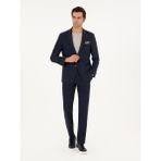 Cacharel Erkek Koyu Lacivert Slim Fit Takım Elbise 50303386-VR100 - 58 - 6 Drop