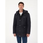 Cacharel Erkek Lacivert Regular Fit Kapüşonlu Mont 50311424-VR033