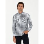 Cacharel Erkek Lacivert Regular Fit Uzun Kollu Gömlek 50272920-VR033 - 2XL