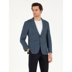 Cacharel Erkek Lacivert Slim Fit Ceket 50271240-VR033 - 6 Drop - 46