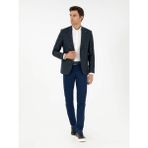 Cacharel Erkek Lacivert Slim Fit Kanvas Pantolon 50304318-VR033 - 32