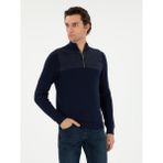 Cacharel Erkek Lacivert Slim Fit Kazak 50292483-VR033 - 2XL