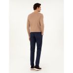 Cacharel Erkek Lacivert Slim Fit Pamuk Karışımlı Kanvas Pantolon 50292336-VR033 - 32