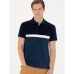 Cacharel Erkek Lacivert Slim Fit Polo Yaka T-shirt 50283240-VR033