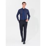 Cacharel Erkek Lacivert Slim Fit Uzun Kollu Basic Gömlek 50268503-VR033 - 43
