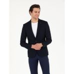 Cacharel Erkek Lacivert Slim Fit Yün Ceket 50259957-VR033 - 48 - 6 Drop