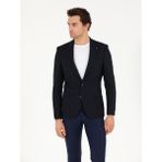 Cacharel Erkek Lacivert Slim Fit Yün Karışımlı Ceket 50264771-VR033 - 6 Drop