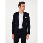 Cacharel Erkek Lacivert Slim Fit Yün Karışımlı Ceket 50314630-VR033 - 6 Drop
