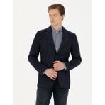 Cacharel Erkek Lacivert Slim Fit Yün Karışımlı Spor Ceket 50272700-VR033 - 46 - 6 Drop