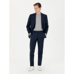 Cacharel Erkek Lacivert Slim Fit Yün Takım Elbise 50277977-VR033 - 48 - 4 Drop