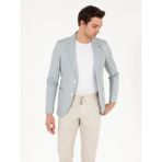 Cacharel Erkek Mavi Slim Fit Ceket 50265244-VR036 - 56 - 6 Drop
