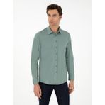Cacharel Erkek Mint Slim Fit Uzun Kollu Gömlek 50284433-VR237 - Mint Yeşili - 38