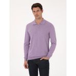 Cacharel Erkek Mor Regular Fit Kazak 50311847-VR038 - 2XL