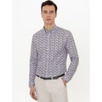 Cacharel Erkek Sarı Slim Fit Uzun Kollu Gömlek 50247571-VR044 - 2XL