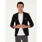 Cacharel Erkek Siyah Ex. Slim Fit Ceket 50269213-VR046 - 6 Drop - 48