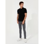 Cacharel Erkek Siyah Polo Yaka T-Shirt 50230520-VR046