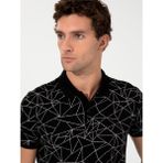Cacharel Erkek Siyah Polo Yaka T-Shirt 50230521-VR046