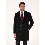 Cacharel Erkek Siyah Slim Fit %100 Kaşmir Palto 50314889-VR046