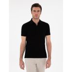 Cacharel Erkek Siyah Slim Fit Basic Tişört 50284769-VR046 - 3XL