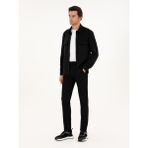 Cacharel Erkek Siyah Slim Fit Beli Bağcıklı Kanvas Pantolon 50292330-VR046 - 32 - 34