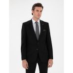 Cacharel Erkek Siyah Slim Fit Ceket 50292529-VR046 - 48 - 8 Drop