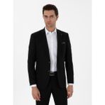 Cacharel Erkek Siyah Slim Fit Ceket 50313140-VR046 - 6 Drop - 56