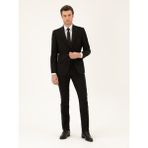 Cacharel Erkek Siyah Slim Fit Çizgili Yün Karışımlı Takım Elbise 50289000-VR046 - 6 Drop