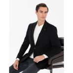 Cacharel Erkek Siyah Slim Fit Kaşmir Ceket 50258856-VR046 - 48 - 6 Drop
