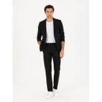 Cacharel Erkek Siyah Slim Fit Takım Elbise 50289003-VR046 - 6 Drop