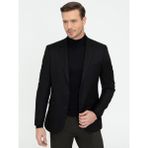 Cacharel Erkek Siyah Slim Fit Yün Ceket 50242804-VR046 - 6 Drop