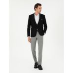 Cacharel Erkek Siyah Slim Fit Yün Karışımlı Klasik Ceket 50306044-VR046 - 6 Drop - 54