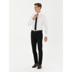 Cacharel Erkek Siyah Slim Fit Yün Karışımlı Kumaş Pantolon 50270140-VR046 - 44