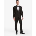 Cacharel Erkek Siyah Slim Fit Yün Karışımlı Şal Yaka Smokin Damatlık 50324526-VR046 - 6 Drop