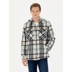 Cacharel Erkek Su Yeşili Comfort Fit Uzun Kollu Gömlek 50257647-VR048 - XL
