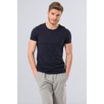 Cacharel Erkek T-Shirt (Slim Fit) Lacivert S