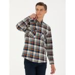 Cacharel Erkek Taba Regular Fit Uzun Kollu Gömlek 50276936-VR099 - S