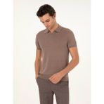 Cacharel Erkek Vizon Slim Fit Kazak 50303284-VR052 - 3XL