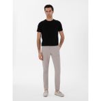 Cacharel Erkek Vizon Slim Fit Pamuk Karışımlı Kanvas Pantolon 50312177-VR052 - 32 - 33