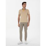 Cacharel Erkek Yeşil Slim Fit Pamuk Karışımlı Kanvas Pantolon 50298899-VR054 - 32 - 38