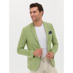 Cacharel Erkek Yeşil Slim Fit Yün Keten Karışımlı Ceket 50264777-VR087 - Fıstık - 52 - 6 Drop