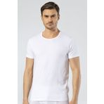 Cacharel Pamuklu & Likralı, O Yaka Kısa Kollu Erkek T-shirt