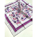 Cacharel Tivil İpek Eşarp 44418 Taş Rengi Karışık Desen