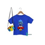 CACTUS COLLECTION BRAWL STARS KARAKTER Baskılı Çocuk Yazlık Tshirt PAMUK 9