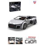 Cada Uzaktan Kumandalı 1: 14 Audi R8 Coupe (536 Parça) Oyuncak Yapım Seti Blok Araba -Ffcada-C57012w