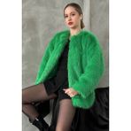 Caddebostan Moda Zümrüt Peluş Kaban Modern Premium Luxury Trend Tasarım Kaban