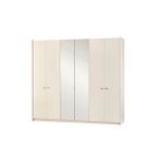 CaddeYıldız Astor 6 Kapılı Gardrop Krem