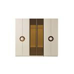 CaddeYıldız Lisboa Gardrop - 6 Kapılı Krem